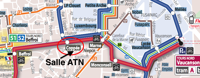 Eglise Protestante Evangélique de Tours Nord : Accès en tram ou bus